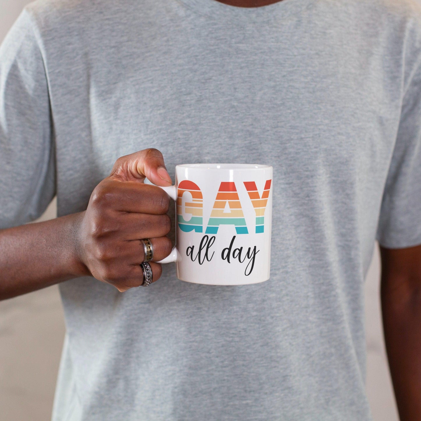 GAY All Day Coffee Mug