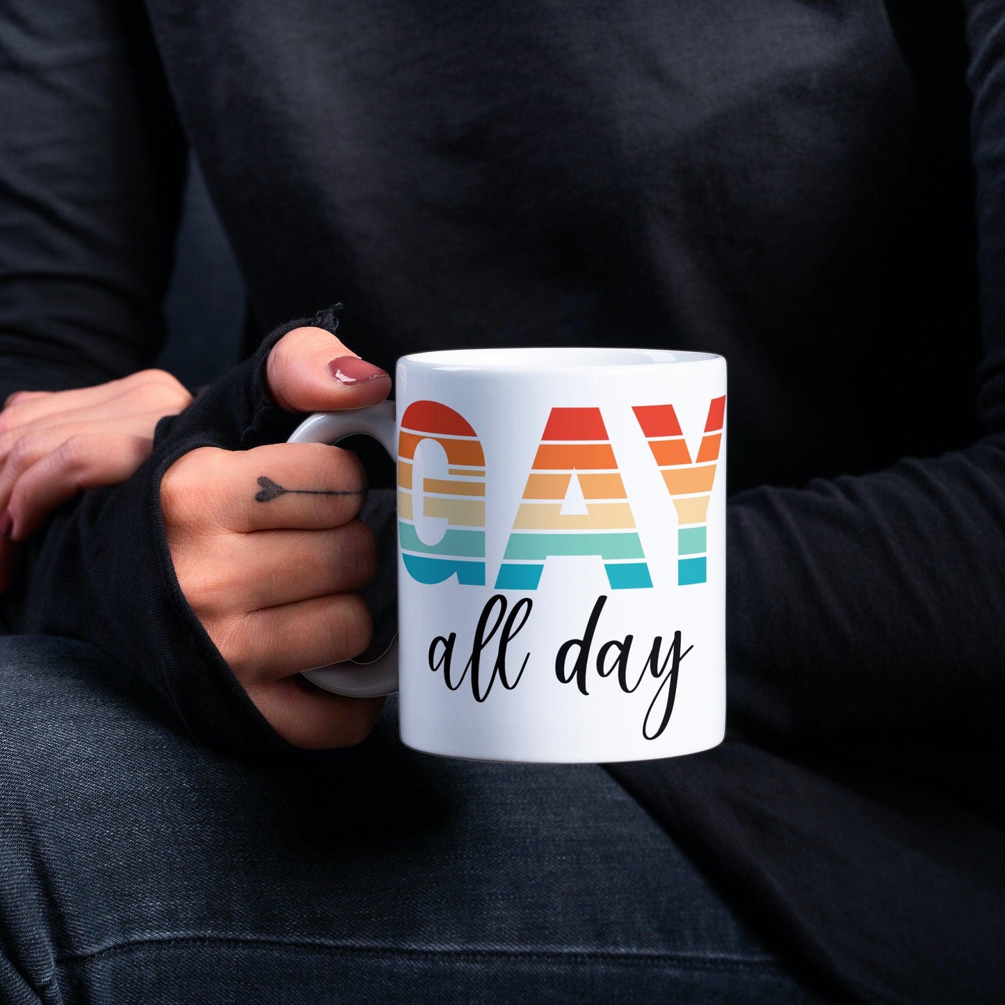 GAY All Day Coffee Mug
